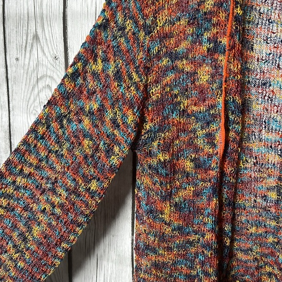 Van Klee multi-color open lightweight coverup - Picture 4 of 7